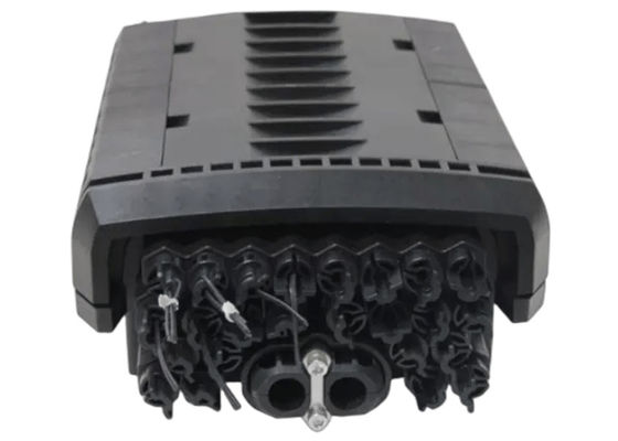 FTTB 24 Port Fiber Termination Box Wall Mount Black IP68 OM1 96Core