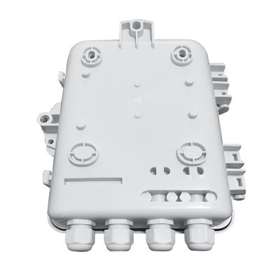 SC 1x8 PLC Kotak Pemisah Serat Optik IP65 12Cores Terpasang di Dinding