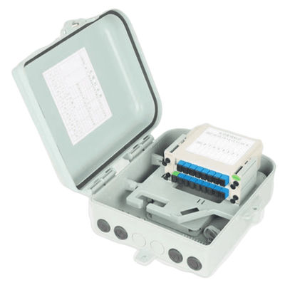 Indoor / Outdoor LGX PLC Splitter Fiber 1x16 Kotak Pemisah Optik