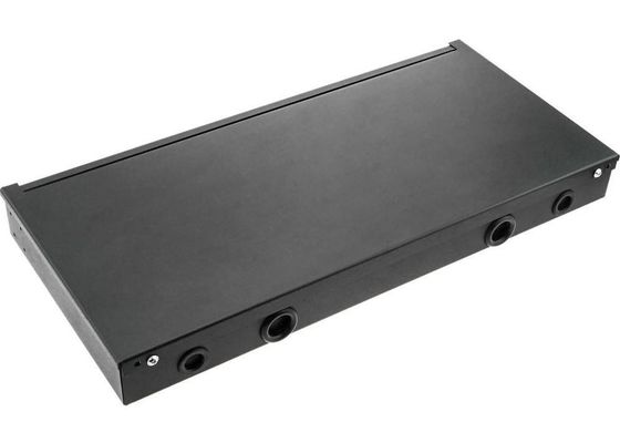 19&quot; Rack Mount Fiber Patch Panel ST Adapter 1U Fiber Enclosure 12 Core