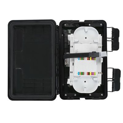 Penutupan Sambungan Serat Optik ABS 2In 2Out Kandang Sambungan Kabel Horisontal