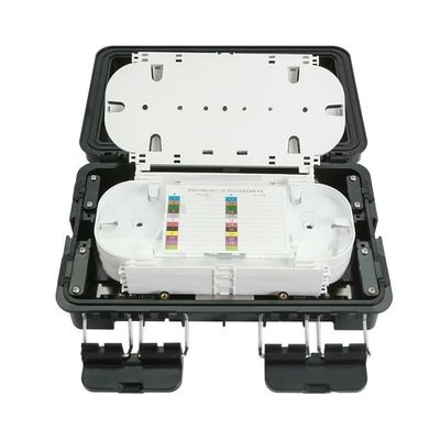 Penutupan Sambungan Serat Optik ABS 2In 2Out Kandang Sambungan Kabel Horisontal