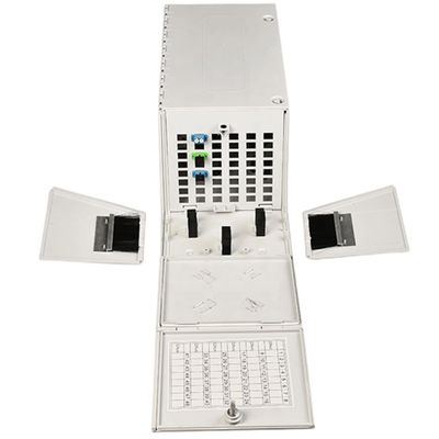 48 Kotak Pemutusan Serat Inti Adaptor SCAPC Kotak Terminal Ethernet 48 Sambungan