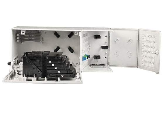 48 Kotak Pemutusan Serat Inti Adaptor SCAPC Kotak Terminal Ethernet 48 Sambungan