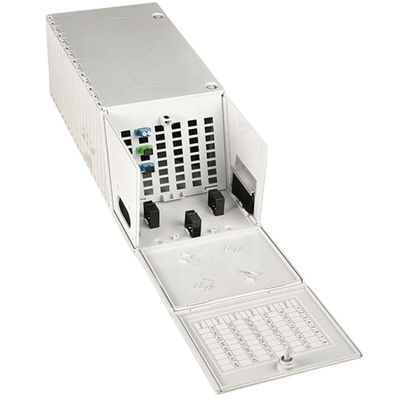 48 Kotak Pemutusan Serat Inti Adaptor SCAPC Kotak Terminal Ethernet 48 Sambungan