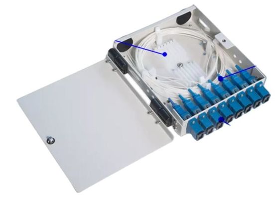 Mini Wall Mounting Box Clamshell FTTD / FTTH Optic Termination Box DSL
