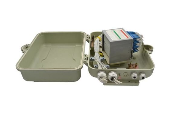 SMC FTTH Splitter Distribution Box LGX Wall Mount Atau Pole Mount Light Grey