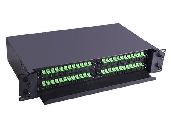 Fc Rack Mounted Fiber Optic Patch Panel ODF 19 Inch 48 Tipe Tarik Mulut