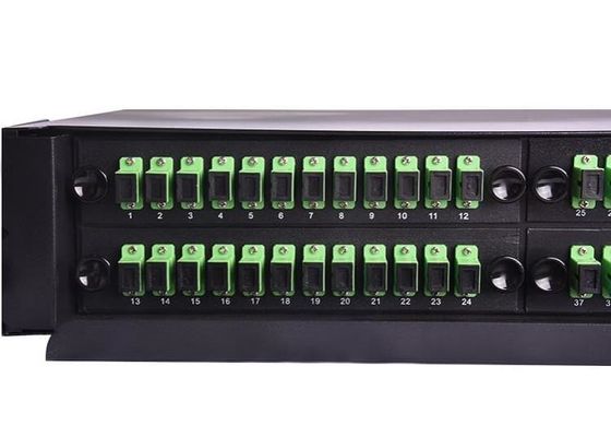 Fc Rack Mounted Fiber Optic Patch Panel ODF 19 Inch 48 Tipe Tarik Mulut