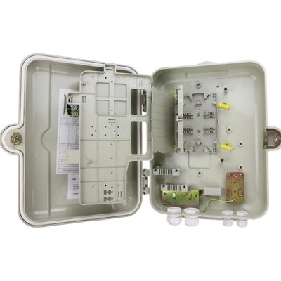 Pemisah PLC Serat Optik LGX 1x32 SMC+ABS Simpleks / Dupleks Abu-abu