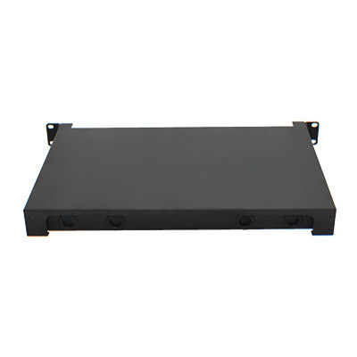 Rak Panel Patch Serat Optik FTTH Mount 1U 24 Cores SC LC FC ST