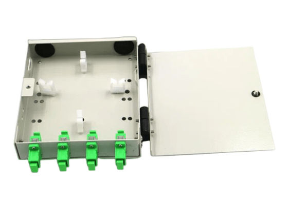 FTB Series Wall Mount Fiber Optic Terminal Box 4 Core FTTH Dengan Adaptor Apc