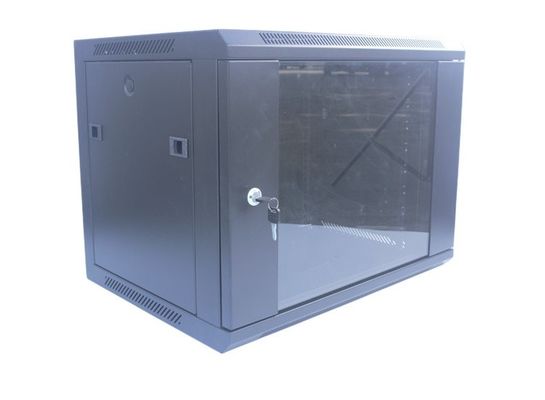 9U Server Rack Cabinet 19&quot; Wall Mount Removable Black Data Cabinet/Network Rack