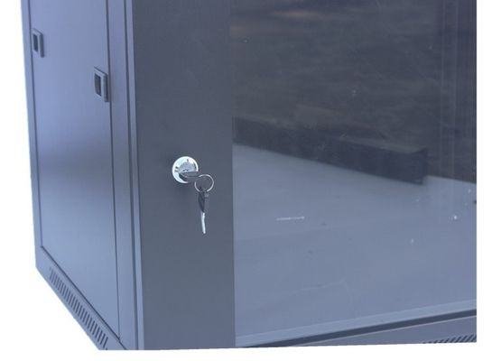 9U Server Rack Cabinet 19&quot; Wall Mount Removable Black Data Cabinet/Network Rack