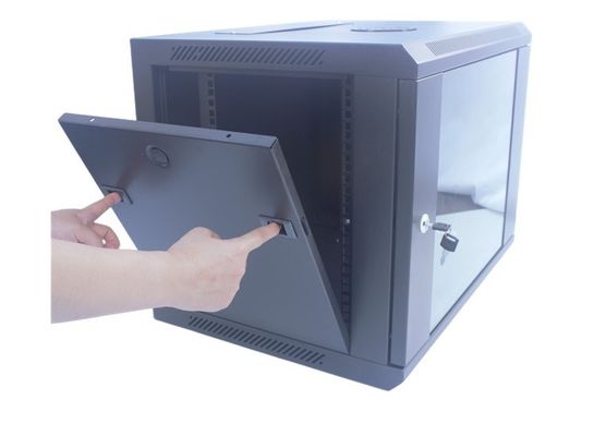 9U Server Rack Cabinet 19&quot; Wall Mount Removable Black Data Cabinet/Network Rack