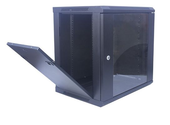 12U Glass Door Wall Mount Network Server Cabinet Enclosure 19 Inch 600x450 Rack