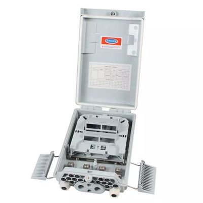 Kotak Pemisah Serat Optik SM / MM Abu-abu Muda 1x8 PLC Splitter