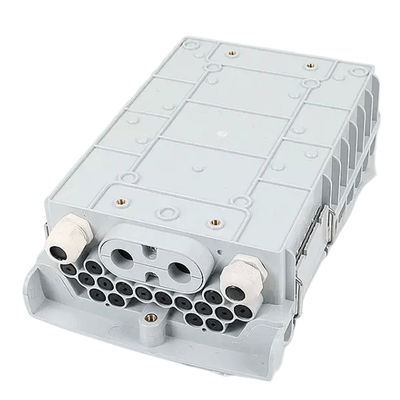 Kotak Pemisah Serat Optik SM / MM Abu-abu Muda 1x8 PLC Splitter