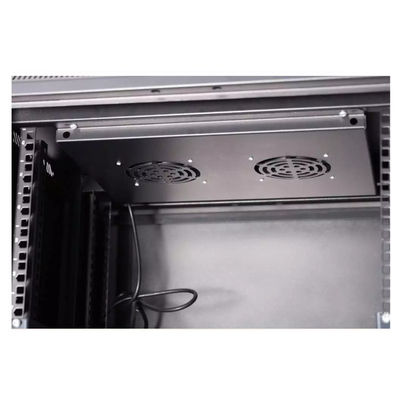47U Server Rack Cabinet SPCC Rack Mounting Dengan Pintu Kaca 600 * 600 * 2200MM