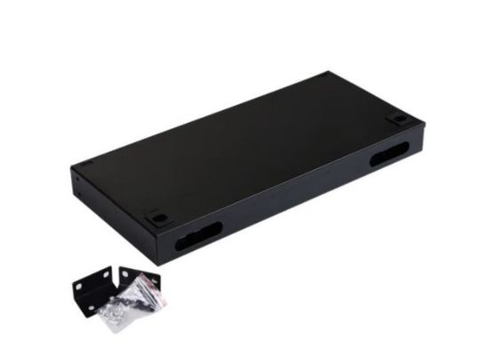 Fixed Fiber Optic Rack Mount Enclosure 12 Core Patch Panel 1U St Upc Adapter