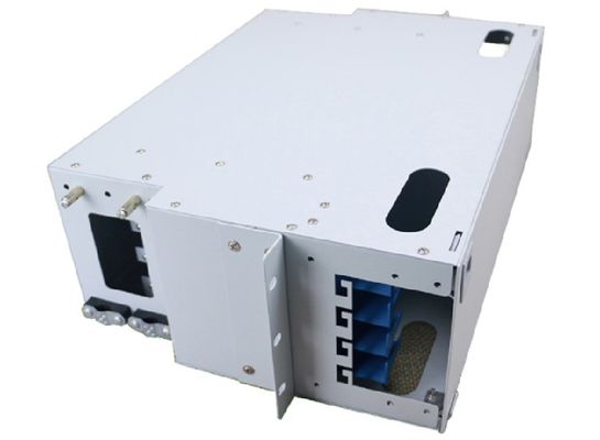 ODF 48 Port SC Fiber Patch Panel Rack Mount Multimode 48 Core