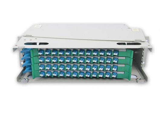 Unit Distribusi Optik ODF Singemode 48 Port Panel Patch Serat Optik LC