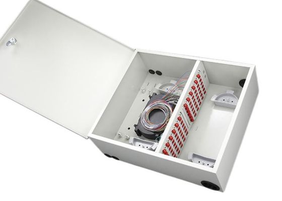 ODF Wall Mount Fiber Enclosure Distribution Box FC 72F 72 Port Single Door