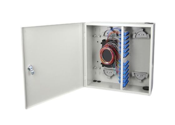 ODF Wall Mount Fiber Enclosure Distribution Box FC 72F 72 Port Single Door