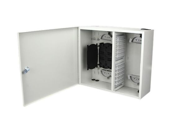 ODF Wall Mount Fiber Enclosure Distribution Box FC 72F 72 Port Single Door