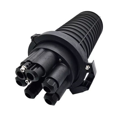 144 Core kotak sambungan kabel optik Dome Type 6 port fiber splice closure Plastik PC