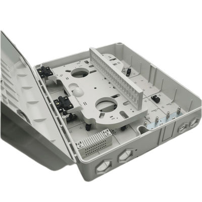 48Cores Kotak Terminal Serat Optik Luar Tahan Air OTB Dengan Plat Adaptor
