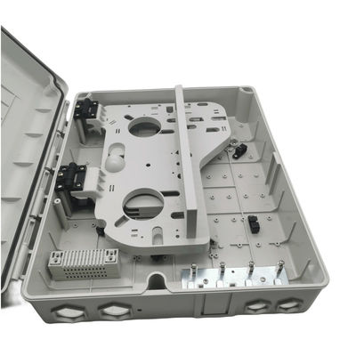 48Cores Kotak Terminal Serat Optik Luar Tahan Air OTB Dengan Plat Adaptor