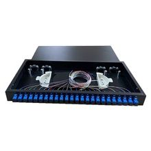 24-48 Port Rack Mount Bingkai Distribusi Serat Optik ODF