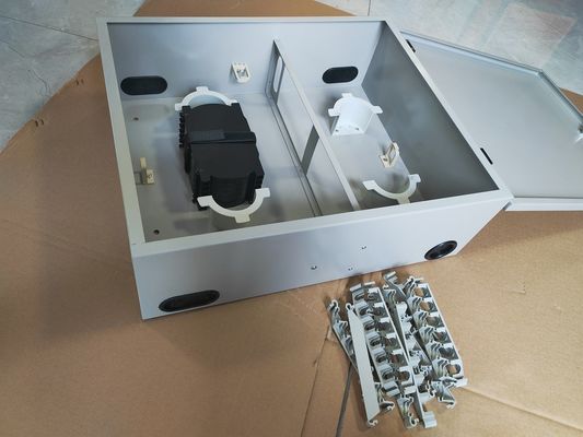 LC/DX Satu Pintu Wall Mount Fiber Optic Enclosure APC/UPC Grey ODF 72Port 144Core