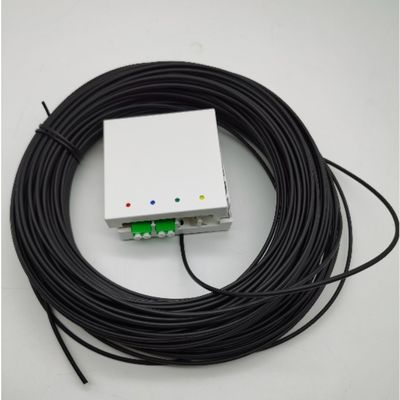 LC/APC Pre-Connectorized Fiber Termination Box 4 Serat 10-100M Wall Outlet Box 4fo