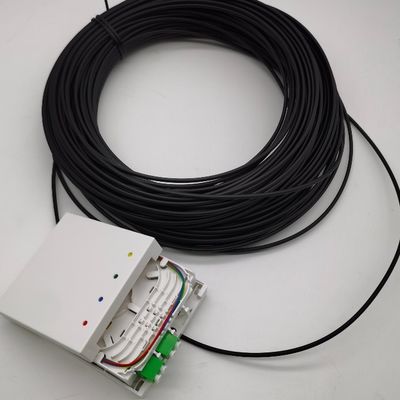 LC/APC Pre-Connectorized Fiber Termination Box 4 Serat 10-100M Wall Outlet Box 4fo