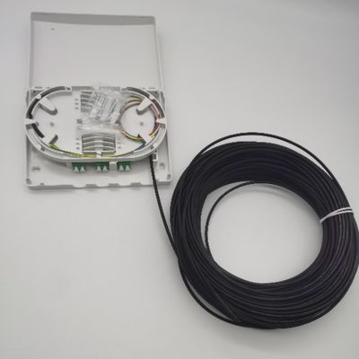 6Cores LC/APC Pre-Connectorized Optical Distribution Box 6Fibers Wall Outlet PTO Box