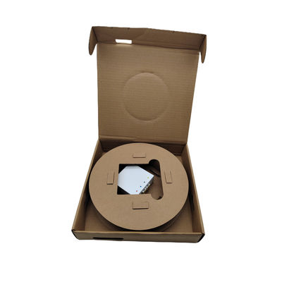 Kotak penghentian serat yang dipasang di dinding dengan 4 outlet Ukuran kemasan 270x265x60mm