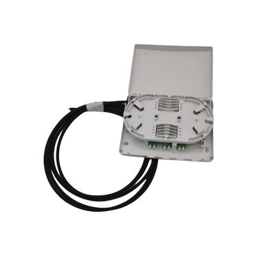 Black Fiber Termination Boxes Desain persegi 6 Port Tersedia