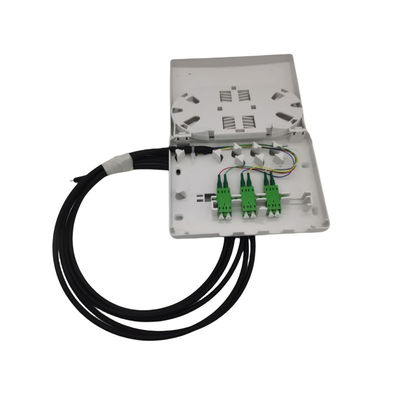 6 Port Compact Fiber Termination Box Kit Tergantung pada Outlet Dinding yang dipilih