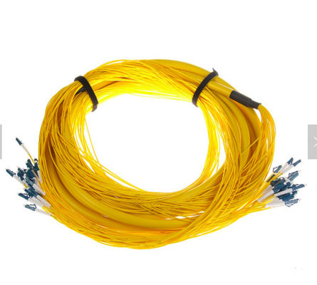 SM 9/125 G652D (OS2) LSZH 12 Serat LC/UPC-LC/UPC Serat optik kabel pecah 1M