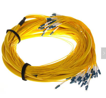 SM 9/125 G652D (OS2) LSZH 12 Serat LC/UPC-LC/UPC Serat optik kabel pecah 1M