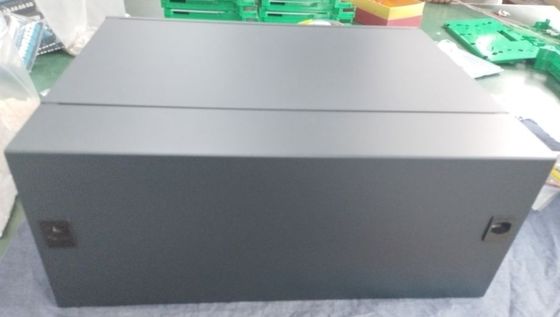 Panel Patch Fiber Optik Rak 19" 4U ODF FOBOT 4U 384 Inti MPO LC SM OM3 OM4 Panel Adaptor Sasis