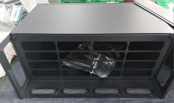 Panel Patch Fiber Optik Rak 19" 4U ODF FOBOT 4U 384 Inti MPO LC SM OM3 OM4 Panel Adaptor Sasis
