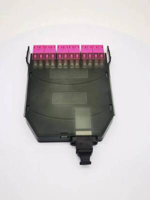 12 Core MPO-LC MTP-LC SM OM3 OM4 Om5 Breakout Cassettes Modul Plastik