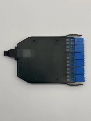 12 Core MPO-LC MTP-LC SM OM3 OM4 Om5 Breakout Cassettes Modul Plastik